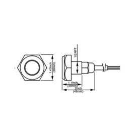 Apache PROLED Drain Series - RVS 316L loosplug onderwater LED verlichting - Sea Green - RVS 316L - IP68