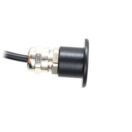 Apache J-LED - Trap en deck inbouw LED spot - 24V - Black Aluminium - Koel Wit 10000-12000K - Ø 16 mm - IP67