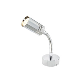 Apache J-LED - Interior series - No.03 - LED leeslamp - Touch aan/uit & dimbaar - met USB lader - warm wit - 10-30 VDC