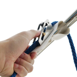 Boot Fender Hoogteafsteller, wit, rubber materiaal, 16cm lengte, geschikte rail: tot 5cm diameter