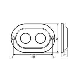 Apache J-LED Ultra Series - Triple - RVS 316L - onderwater LED Light - Ultra RGBW  - 12V - IP68