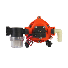 Heavy Duty high pressure Diaphragm Pump, 12V, 7.0 L/min, 5.5 bar