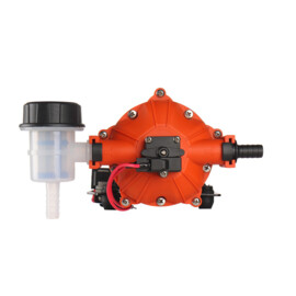 Heavy duty high flow membraanpomp, 12V, 26.5 L/min, uitschakeldruk 4.1 bar