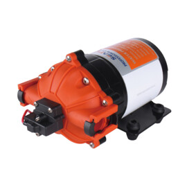Heavy duty high flow membraanpomp, 12V, 26.5 L/min, uitschakeldruk 4.1 bar