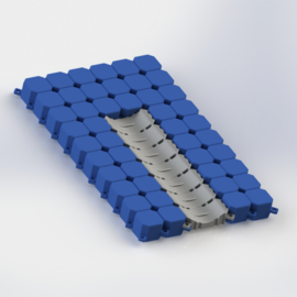 Drive-on Dock for boats \"Modulardock 500+\" (5 x 3 meter)