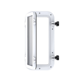 Patrijspoort rechthoek, wit