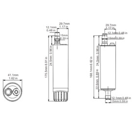 Dompelpomp (onderwaterpomp), 12V, 20.2 L/min, met 5 meter kabel