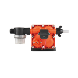 Membraanpomp (drinkwaterpomp) met bypass, 24V, 11.3 L/min, uitschakeldruk 3.8 bar