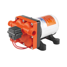 Membraanpomp (drinkwaterpomp) met bypass, 24V, 11.3 L/min, uitschakeldruk 3.8 bar