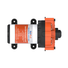 Heavy duty membraanpomp (drinkwaterpomp) met automatische flow control, 12V, 18.9 L/min, uitschakeldruk 4.8 bar