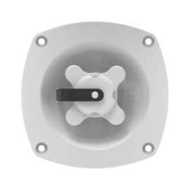 Waterinlaat met drukregelaar voor campers, motorhomes, caravans en boten, wit