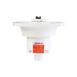 Waterinlaat met Drukregelaar, Wandmontage, Wit , 117 x 117 mm