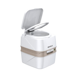 Draagbaar toilet 18L, Spoelwatertank: 10 liter, Afvaltank: 18L