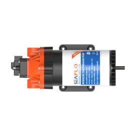 Borstelloze Heavy duty hogedruk membraanpomp, 12V, 6.8 L/min, uitschakeldruk 11.0 bar