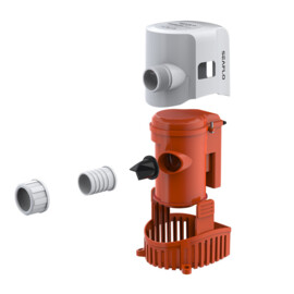 Performance automatische bilgepomp, 24V, 126 L/min, 0.3 bar