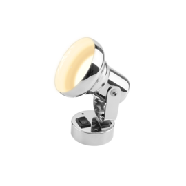 LED Leeslamp - 01 model - 12VDC - 3,1W - Opbouwmontage - Warm wit - RVS - 86,2 x 108,5 x 20 mm