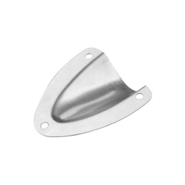 Clamshell Vent - 316 stainless steel - 43.3 x 42.4 mm (1.7 x 1.67 inch) - weight 5 g