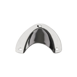 Clamshell Vent - 316 stainless steel - 43.3 x 42.4 mm (1.7 x 1.67 inch) - weight 5 g