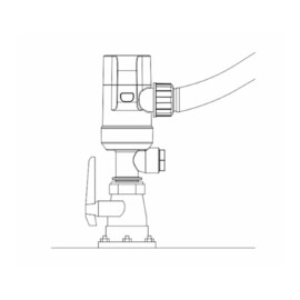 Centrifugale Pomp, Inline, korte versie, 12V, 69 l/min (1100 GPH)