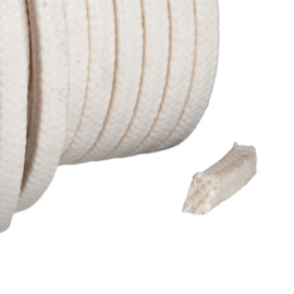 Vetkoord / gevlochten pakking / Stopbuspakking, 12 x 12 mm (per meter), ICP 910, food grade