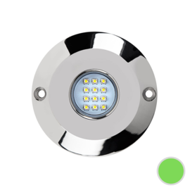 Apache PROLED Ultra Series - Single - underwater led light - Sea Green - Stainless steel 316L - IP68