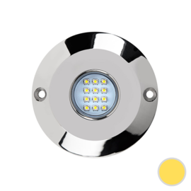 Apache PROLED Ultra Series - Single - underwater led light - Sunshine Yellow - Stainless steel 316L - IP68