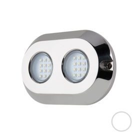Apache PROLED Ultra Series - Duo - underwater led light - Ultra White - Stainless steel 316L - IP68