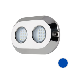 Apache PROLED Ultra Series - Duo - underwater led light - Midnight Blue - Stainless steel 316L - IP68