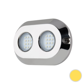 Apache PROLED Ultra Series - Duo - underwater led light - Sunshine Yellow - Stainless steel 316L - IP68