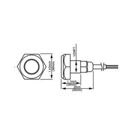 Apache PROLED Drain Series - RVS 316L loosplug onderwater LED verlichting - Super RGB - 12V - RVS 316L - IP68