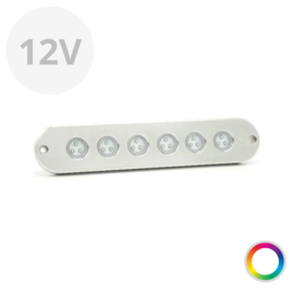 Apache PROLED Classic Series - Sextuple - underwater led light - Super RGB - Stainless steel 316L - IP68