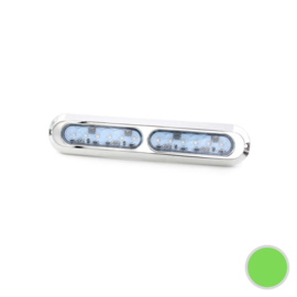 Apache PROLED Slim Series - Duo - underwater led light - Sea Green - Stainless steel 316L - IP68