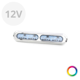 Apache PROLED Slim Series - Duo - underwater led light - Super RGB - Stainless steel 316L - IP68