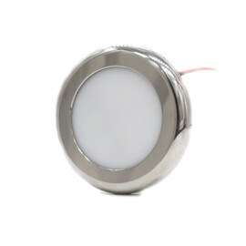 Apache PROLED - Dual color - Dimmable touch LED ceiling lighting - White & Red (18 & 18 LEDs) - Stainless steel 316L - IP65