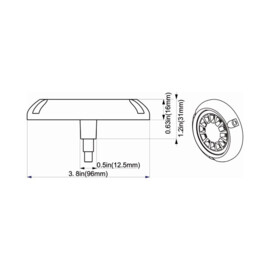 Apache PROLED Ultra Series - RVS316L - RGBW Color strobe light - Ultra RGBW - IP68