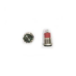 Apache Electric - stainless steel push button IP67 - NO - 12mm - on-off - LED: Different colors