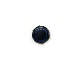 Apache Electric - Black Aluminum Push Button IP67 - NO - 12mm - Momentary (puls) - LED: Different colors