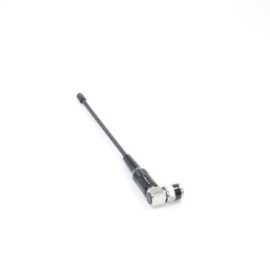 Teleradio 1/4-433 High-flex antenna, approx. 17 cm with angled BNC connector.
