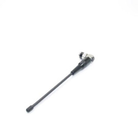 Teleradio 1/4-433 High-flex antenna, approx. 17 cm with angled BNC connector.