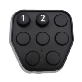 Push button pad, T60TX-02ST*, numbered