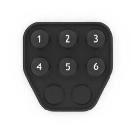 Push button pad, T60TX-06ST*, numbered