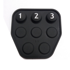 Push button pad, T60TX-03ST*, numbered