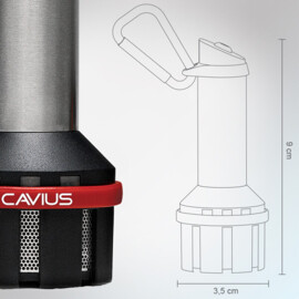Cavius Travel Alarm, rookmelder, bewegingsmelder en aanvalsalarm voor op reis