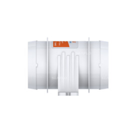 Inline fan, air freshener, 12V, 247 m3/h (4,1 m3/min), Ø 75 mm