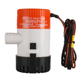 Non-Automatic Bilge Pump, 12V, 31.5 L/min, 0.3 bar