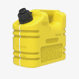 AUTO SHUT OFF FUEL CANS (Diesel),5L, Yellow (ALL STAR)