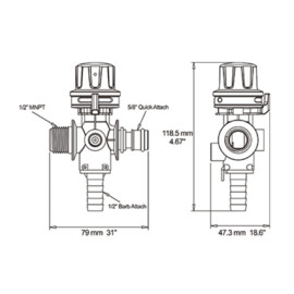 SFPR-35A-01 Pressure Regulating Valve 35 Series Pumps