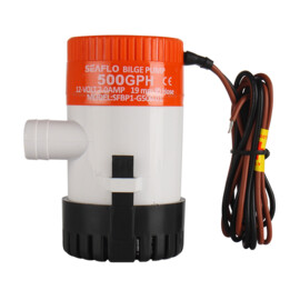 Non-Automatic Bilge Pump, 24V, 31.5 L/min, 0.3 bar