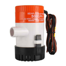 Non-Automatic Bilge Pump, 24V, 31.5 L/min, 0.3 bar