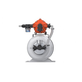 Heavy duty booster water pump, 12V, 11.5 L/Min, Switch-off pressure 4.2 bar (adjustable), 8L pressure tank